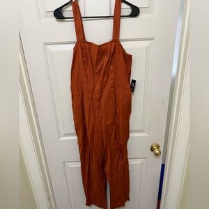 Women’s Express Size L Terracotta Jumpsuit